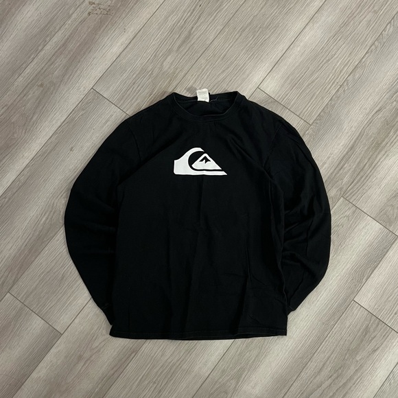 Quiksilver Other - Vintage Quiksilver Black Tee with White Logo